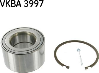 SKF VKBA 3997 - Комплект подшипника ступицы колеса unicars.by