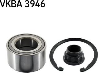 SKF VKBA 3946 - Комплект подшипника ступицы колеса unicars.by