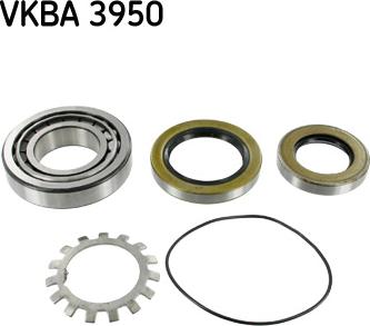 SKF VKBA 3950 - Комплект подшипника ступицы колеса unicars.by