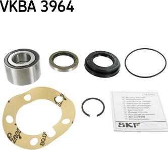 SKF VKBA 3964 - Комплект подшипника ступицы колеса unicars.by