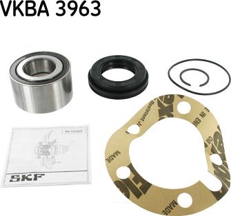 SKF VKBA 3963 - Комплект подшипника ступицы колеса unicars.by