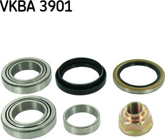 SKF VKBA 3901 - Комплект подшипника ступицы колеса unicars.by