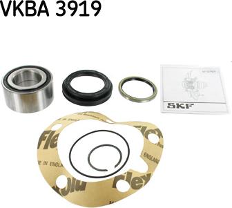 SKF VKBA 3919 - Комплект подшипника ступицы колеса unicars.by