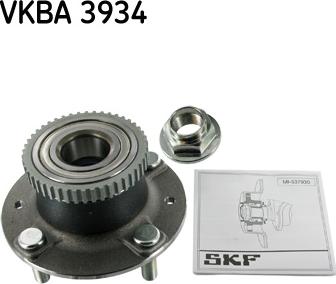 SKF VKBA 3934 - Комплект подшипника ступицы колеса unicars.by