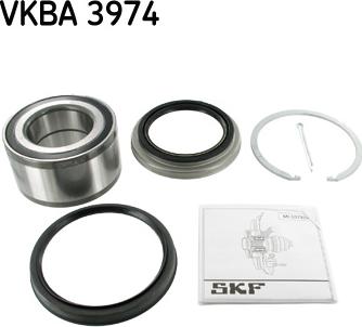 SKF VKBA 3974 - Комплект подшипника ступицы колеса unicars.by