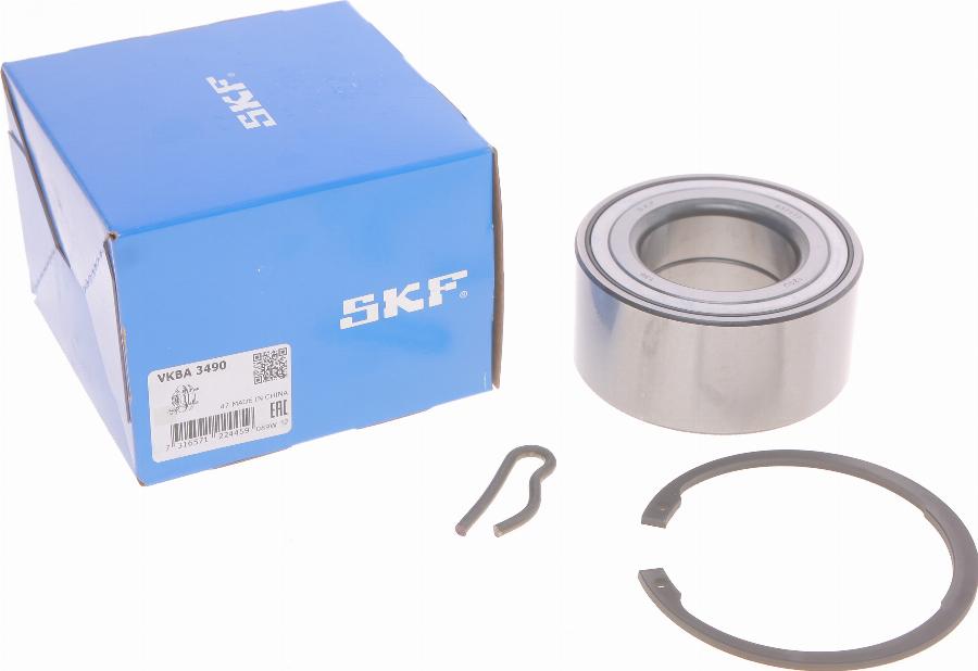 SKF VKBA 3490 - Комплект подшипника ступицы колеса unicars.by