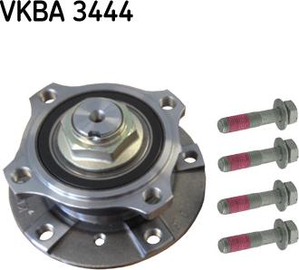 SKF VKBA 3444 - Комплект подшипника ступицы колеса unicars.by