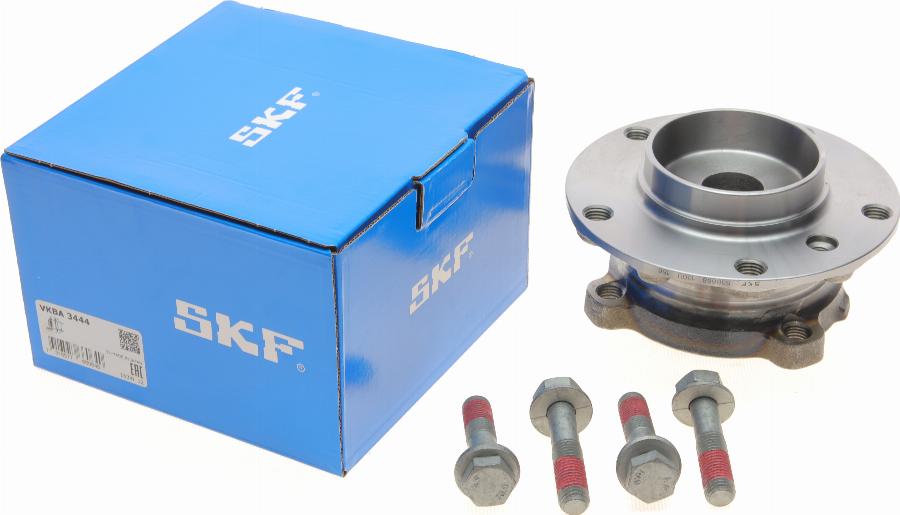 SKF VKBA 3444 - Комплект подшипника ступицы колеса unicars.by