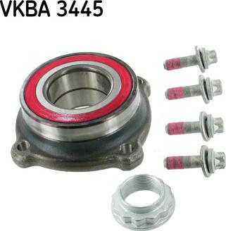 SKF VKBA 3445 - Комплект подшипника ступицы колеса unicars.by