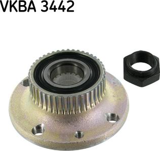 SKF VKBA 3442 - Комплект подшипника ступицы колеса unicars.by