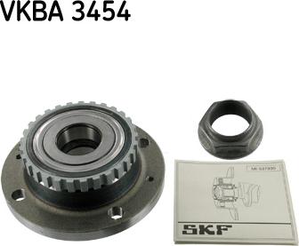 SKF VKBA 3454 - Ступица колеса, поворотный кулак unicars.by