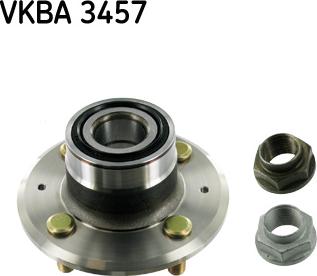 SKF VKBA 3457 - Комплект подшипника ступицы колеса unicars.by