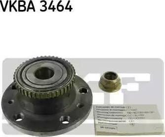 SKF VKBA 3464 - Ступица колеса, поворотный кулак unicars.by