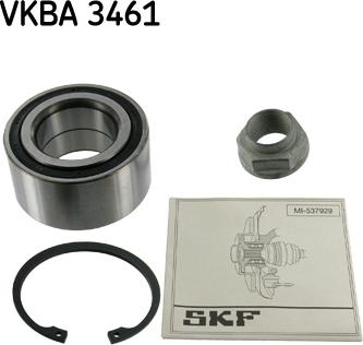 SKF VKBA 3461 - Комплект подшипника ступицы колеса unicars.by