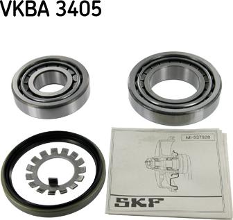 SKF VKBA 3405 - Комплект подшипника ступицы колеса unicars.by