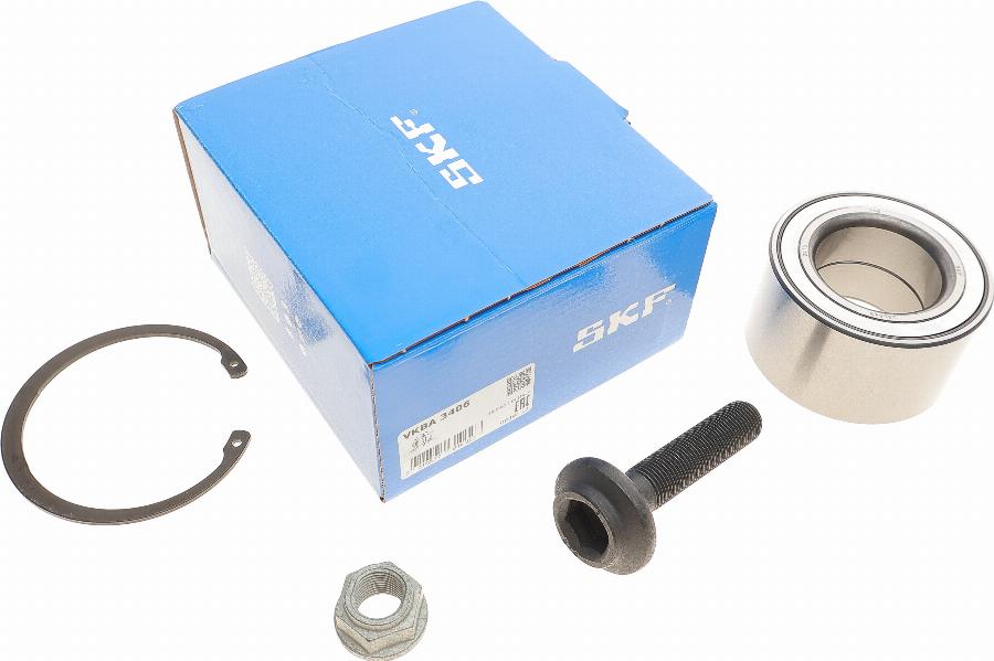 SKF VKBA 3406 - Комплект подшипника ступицы колеса unicars.by