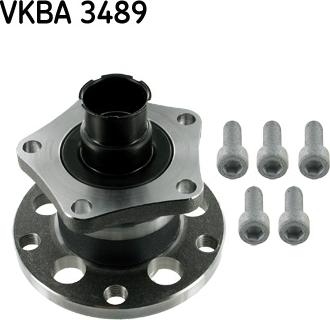 SKF VKBA 3489 - Комплект подшипника ступицы колеса unicars.by