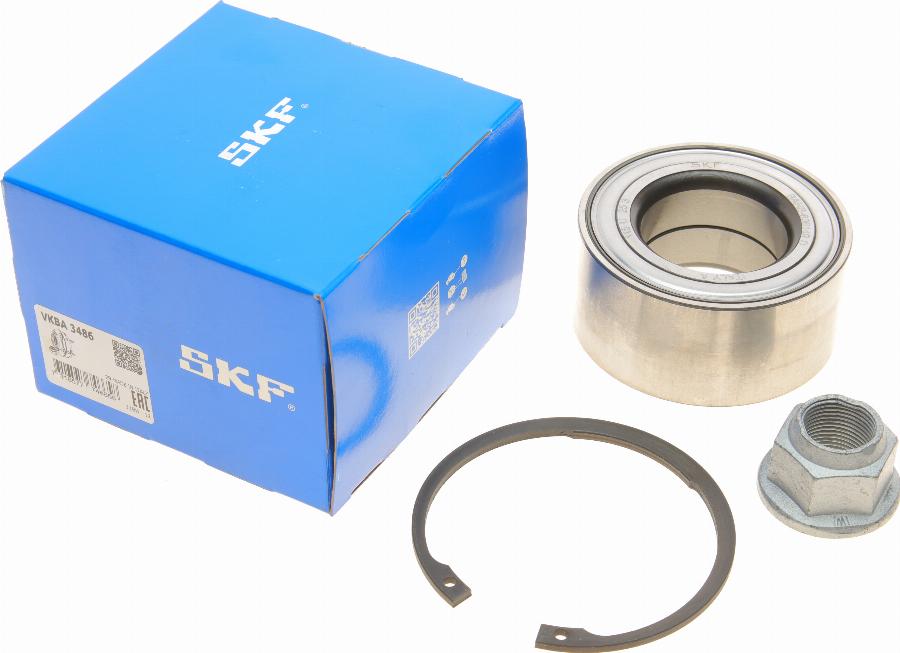 SKF VKBA 3486 - Комплект подшипника ступицы колеса unicars.by