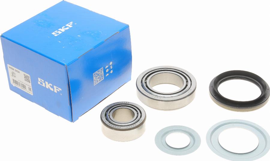 SKF VKBA 3434 - Комплект подшипника ступицы колеса unicars.by