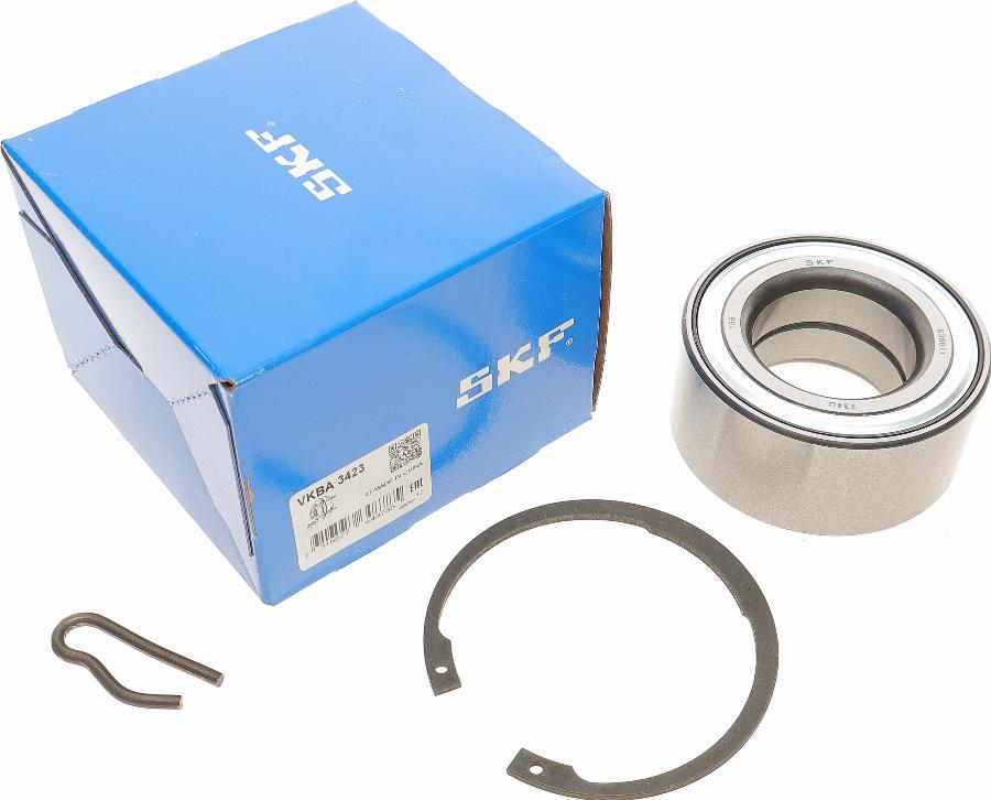 SKF VKBA 3423 - Комплект подшипника ступицы колеса unicars.by