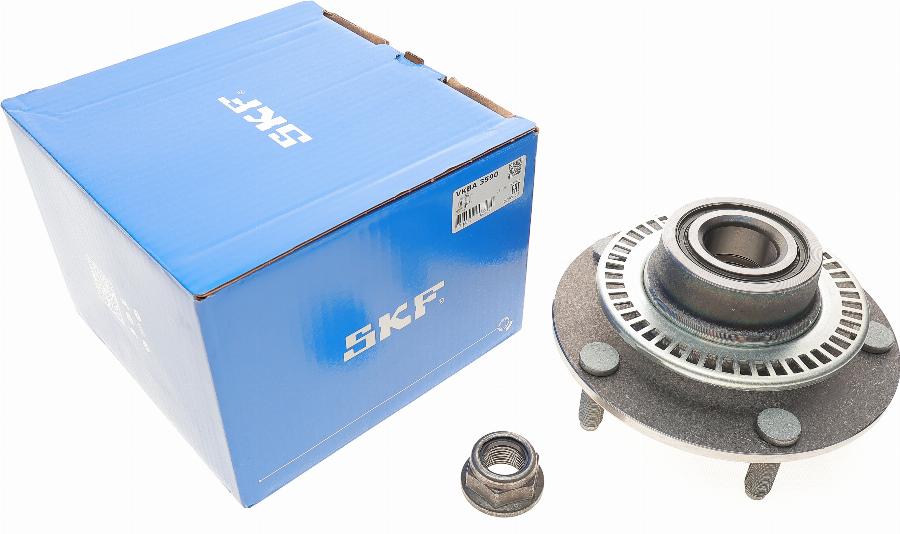 SKF VKBA 3590 - Комплект подшипника ступицы колеса unicars.by