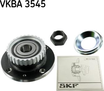 SKF VKBA 3545 - Ступица колеса, поворотный кулак unicars.by