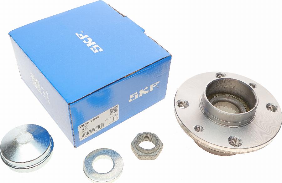 SKF VKBA 3540 - Комплект подшипника ступицы колеса unicars.by