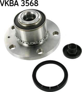 SKF VKBA 3568 - Комплект подшипника ступицы колеса unicars.by