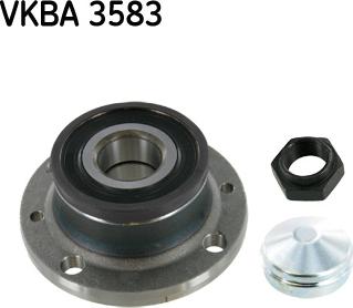 SKF VKBA 3583 - Комплект подшипника ступицы колеса unicars.by