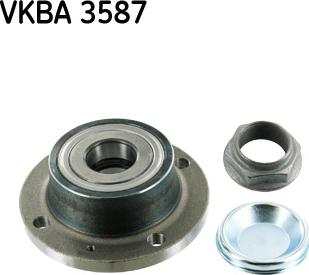 SKF VKBA 3587 - Комплект подшипника ступицы колеса unicars.by