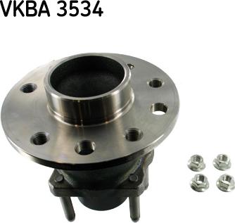 SKF VKBA 3534 - Ступица колеса, поворотный кулак unicars.by