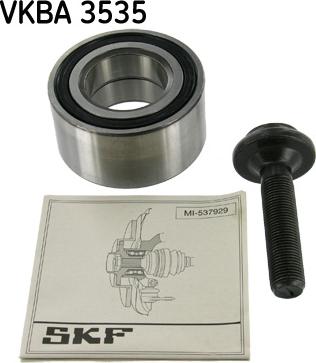 SKF VKBA 3535 - Комплект подшипника ступицы колеса unicars.by