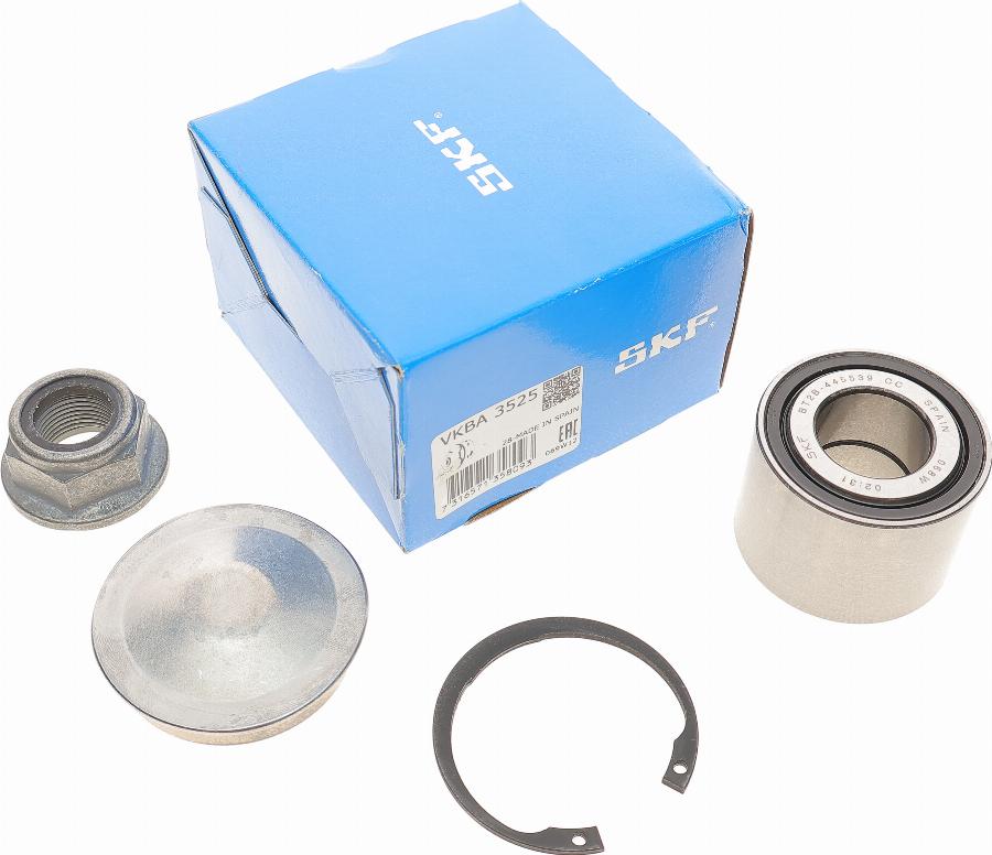 SKF VKBA 3525 - Комплект подшипника ступицы колеса unicars.by