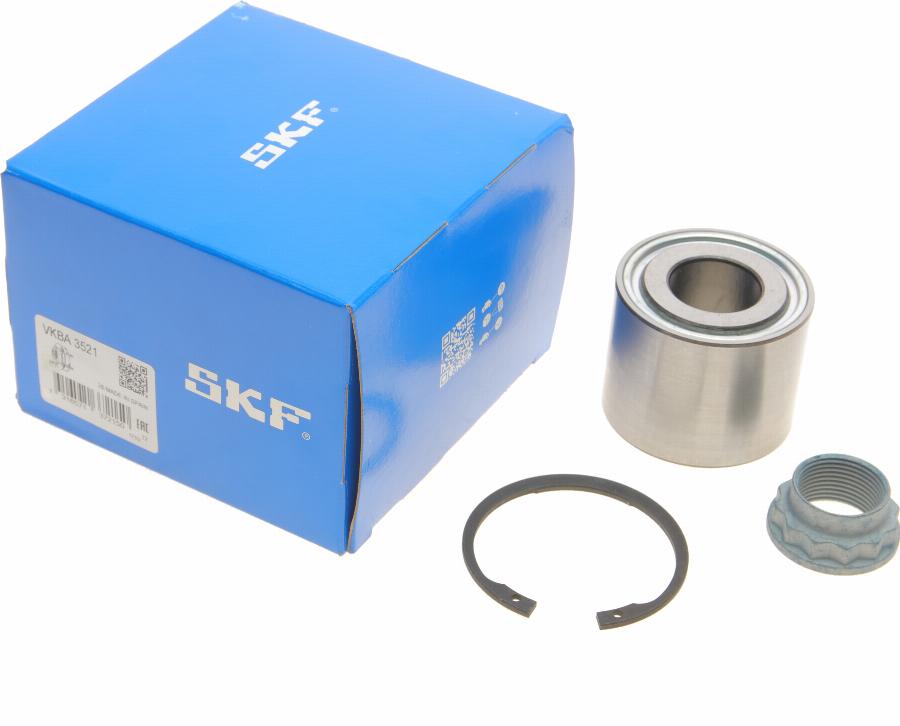 SKF VKBA 3521 - Комплект подшипника ступицы колеса unicars.by