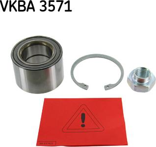 SKF VKBA 3571 - Комплект подшипника ступицы колеса unicars.by