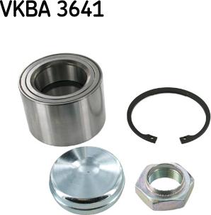 SKF VKBA 3641 - Комплект подшипника ступицы колеса unicars.by