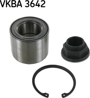 SKF VKBA 3642 - Комплект подшипника ступицы колеса unicars.by