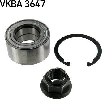 SKF VKBA 3647 - Комплект подшипника ступицы колеса unicars.by