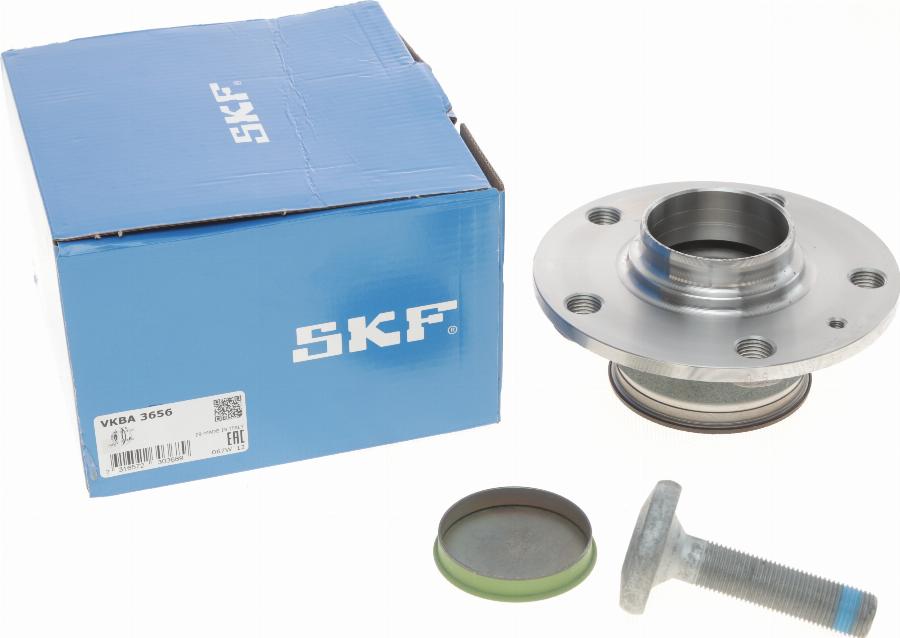 SKF VKBA 3656 - Комплект подшипника ступицы колеса unicars.by