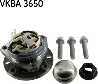 SKF VKBA 3650 - Комплект подшипника ступицы колеса unicars.by