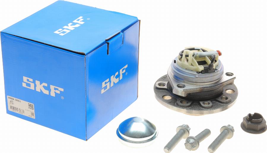 SKF VKBA 3651 - Комплект подшипника ступицы колеса unicars.by