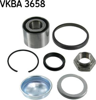 SKF VKBA 3658 - Комплект подшипника ступицы колеса unicars.by