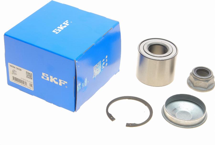 SKF VKBA 3639 - Комплект подшипника ступицы колеса unicars.by