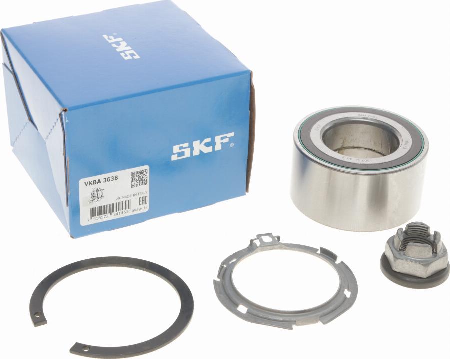 SKF VKBA 3638 - Комплект подшипника ступицы колеса unicars.by