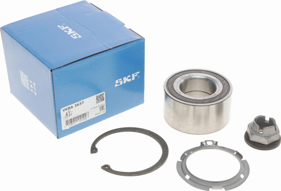 SKF VKBA 3637 - Комплект подшипника ступицы колеса unicars.by