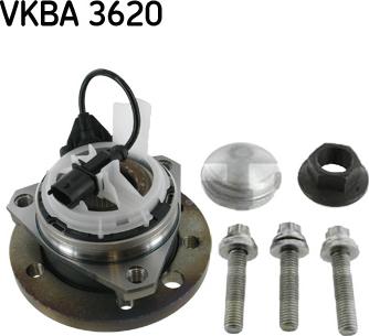 SKF VKBA 3620 - Комплект подшипника ступицы колеса unicars.by