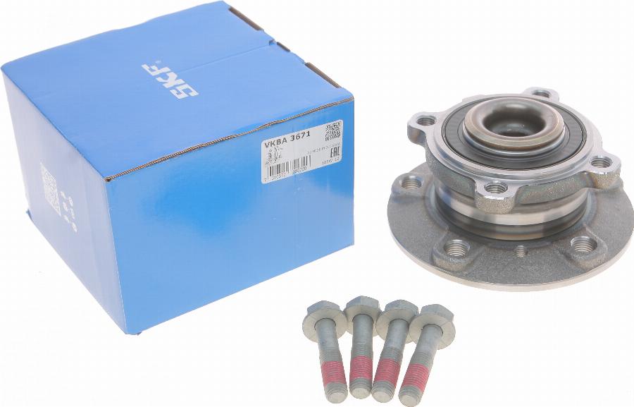 SKF VKBA 3671 - Комплект подшипника ступицы колеса unicars.by