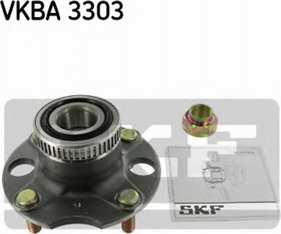 SKF VKBA 3303 - Ступица колеса, поворотный кулак unicars.by