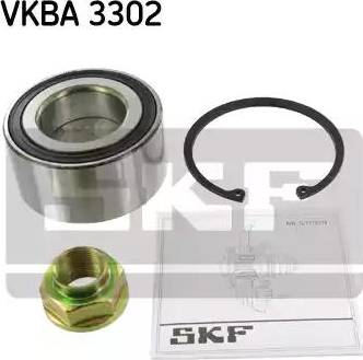 SKF VKBA 3302 - Комплект подшипника ступицы колеса unicars.by