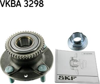 SKF VKBA 3298 - Комплект подшипника ступицы колеса unicars.by